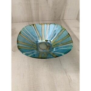 Glass decorative bowl sparkly Great Condition